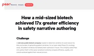 Preview of the Mid-Size Public Biotech Company Case Study