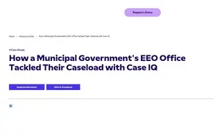 Preview of the Municipal Government Case Study
