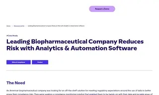 Preview of the Leading Biopharmaceutical Company Case Study