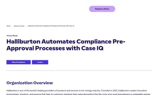 Preview of the Halliburton Case Study