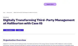 Preview of the Halliburton Case Study