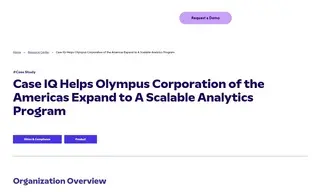 Preview of the Olympus Corporation Case Study