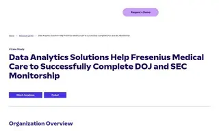 Preview of the Fresenius Medical Care Case Study