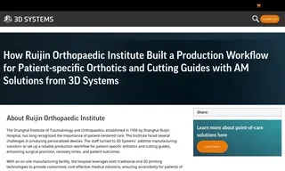 Preview of the Ruijin Orthopaedic Institute Case Study