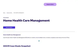 Preview of the Home Health Care Management Case Study