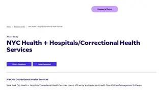 Preview of the NYC Health + Hospitals Case Study