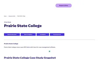 Preview of the Prairie State College Case Study