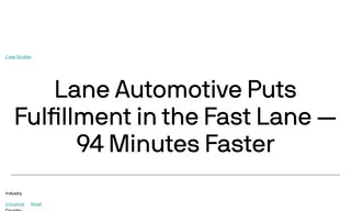 Preview of the Lane Automotive Case Study
