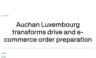 Preview of the Auchan Luxembourg Case Study