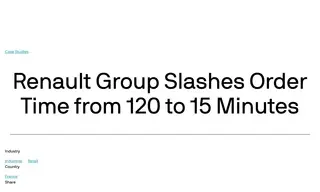 Preview of the Renault Group Case Study