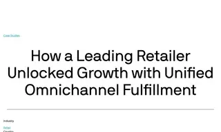 Preview of the Leading American Fashion Retailer Case Study