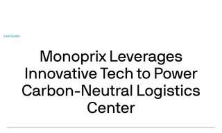 Preview of the Monoprix Case Study