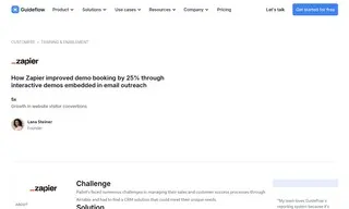 Preview of the Zapier Case Study