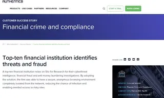 Preview of the Top-ten Financial Institution Case Study