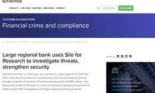 Preview of the Large Regional Bank Case Study