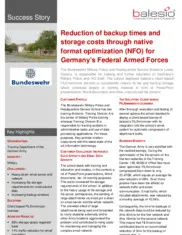 Preview of the Bundeswehr Case Study