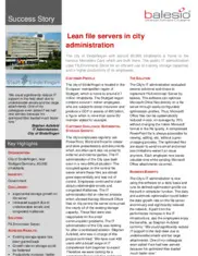 Preview of the City of Sindelfingen Case Study