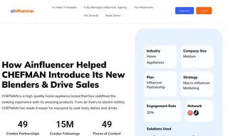 Preview of the CHEFMAN Case Study