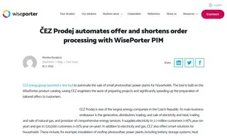 Preview of the CEZ Prodej Case Study