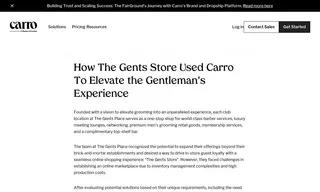 Preview of the The Gents Place Case Study