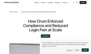 Preview of the Orum Case Study