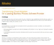 Preview of the Leading Business Process Software Provider Case Study
