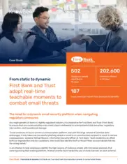 Preview of the First Bank and Trust Case Study