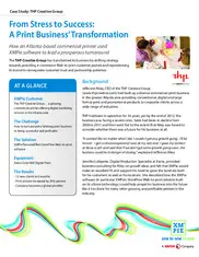 Preview of the THP Creative Group Case Study