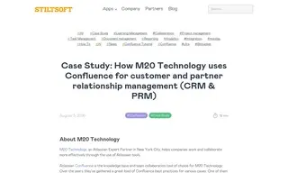 Preview of the M20 Technology Case Study