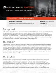 Preview of the Large Critical Infrastructure Company Case Study