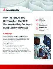 Preview of the Fortune 500 Company Case Study