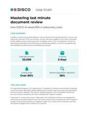 Preview of the Leading Intellectual Property Company Case Study