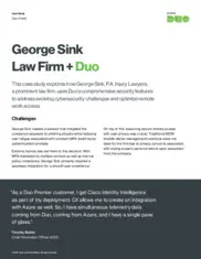 Preview of the George Sink, P.A. Injury Lawyers Case Study