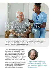 Preview of the Forest Healthcare Case Study