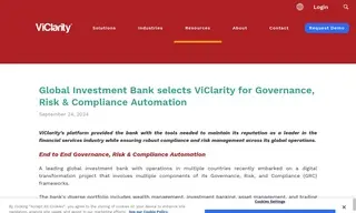 Preview of the Global Investment Bank Case Study