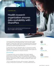 Preview of the Health Research Organization Case Study