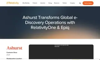 Preview of the Ashurst Advance Case Study