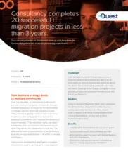 Preview of the Large Professional Services Company Case Study