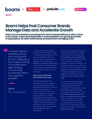 Preview of the Post Consumer Brands Case Study