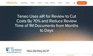 Preview of the Teneo Case Study