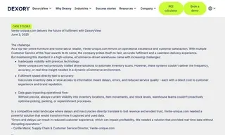 Preview of the Vente-Unique.Com Case Study