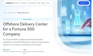 Preview of the Fortune 500 FashionTech company Case Study