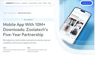 Preview of the Mobile App Development Company Case Study
