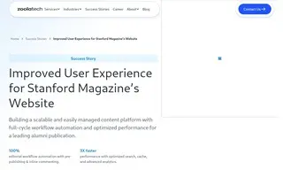 Preview of the Stanford Magazine Case Study