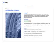 Preview of the Pension Plan Providers Case Study