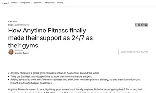 Preview of the Anytime Fitness Case Study