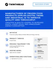 Preview of the Leading Manufacturing Frozen Food Product Company Case Study