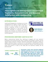 Preview of the Lighthouse Management Case Study