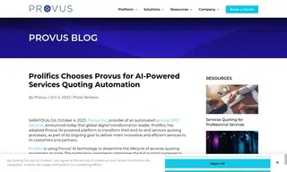 Preview of the Prolifics Case Study