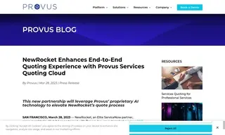 Preview of the NewRocket Case Study